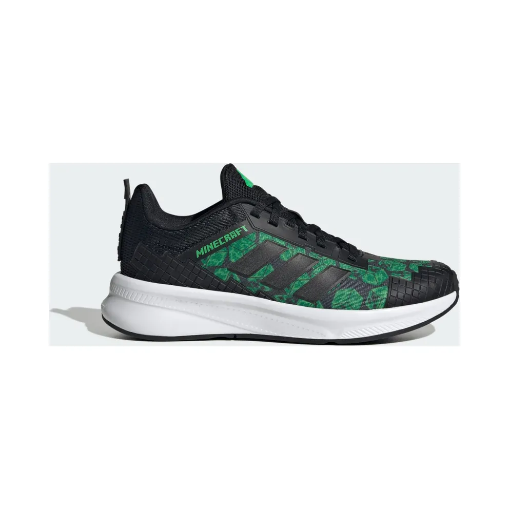 Adidas ADIDAS MINECRAFT FORTARUN 4.0 Schuhe JUNIOR Core Black / Core Black / Cloud White (JR1932)