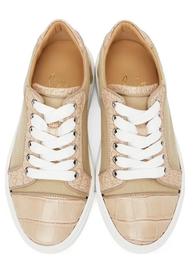 Christian Louboutin Pink Vierissima Orlato Flat Sneakers (3210312) (5)