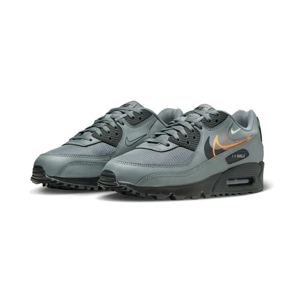 Nike Air Max 90 Multi Swoosh Smoke Grey Mandarin (FN7810-001)