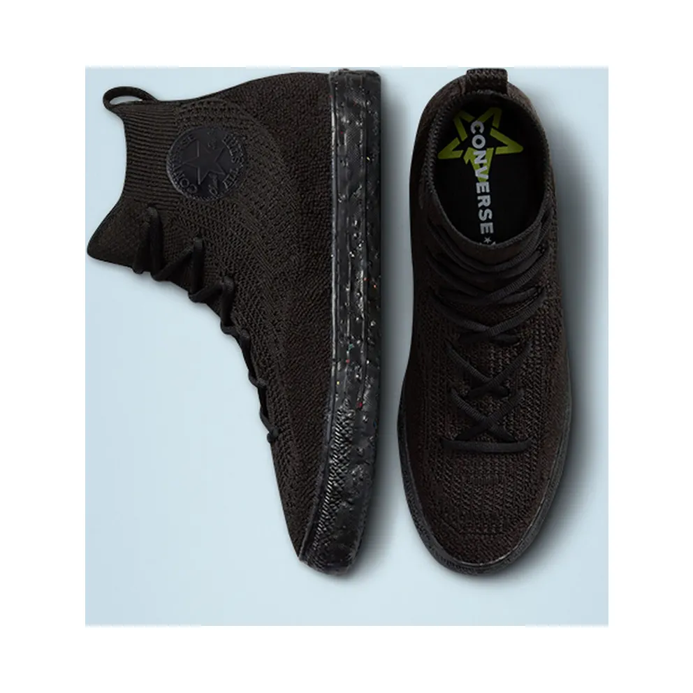 Converse Converse Renew Remix Chuck Taylor All Star Crater Knit Black/Black/lime Twist (172031C)