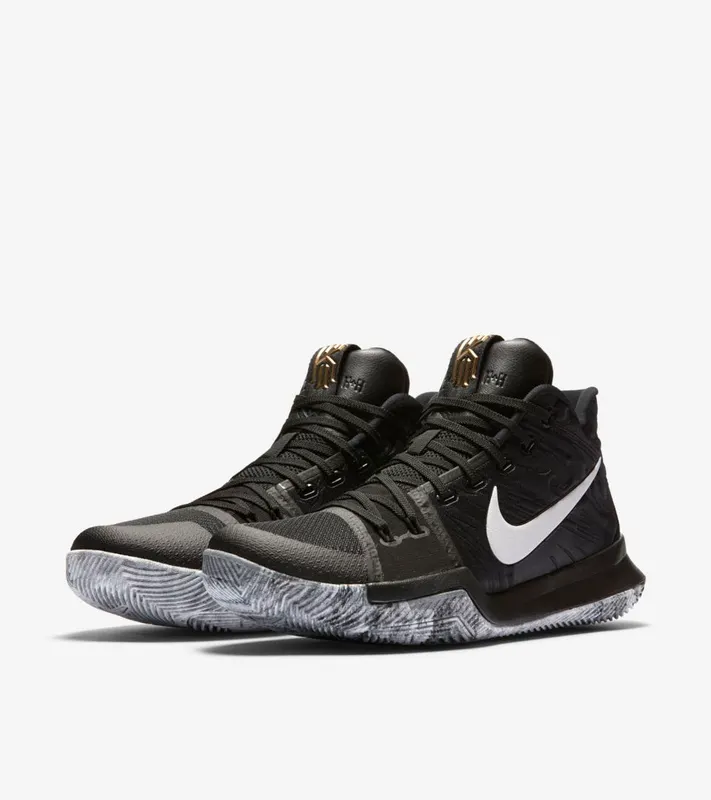 Nike Kyrie 3 BHM (2017) Black/White-White (852415-001)