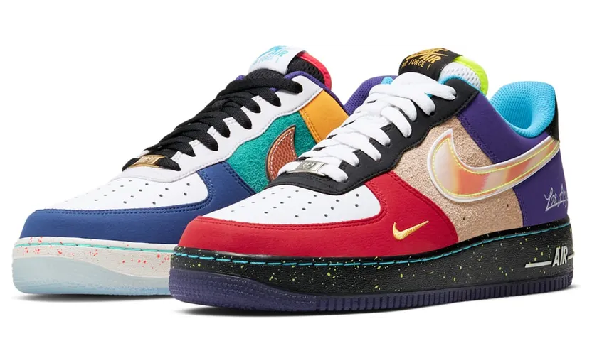 Nike Air Force 1 “What The LA”: vol details in jade (5)