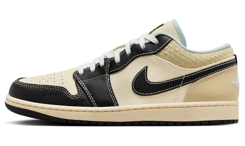 Jordan 1 Low SE Coconut Milk Black Muslin (HQ3437-101)