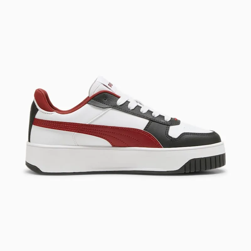 Puma Carina White / Intense Red / Black (389390-28)