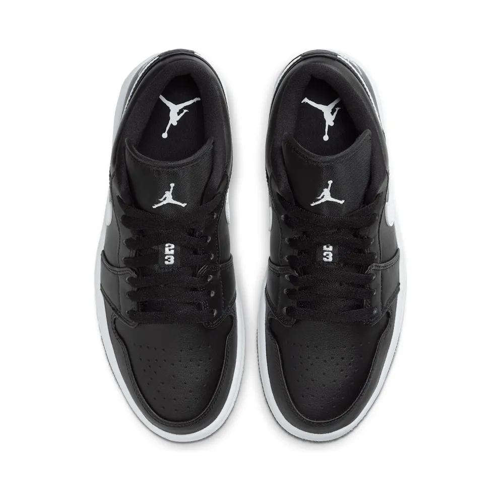 Air Jordan Womens Nike AJ I 1 Low Black White (2020) (AO9944-001)