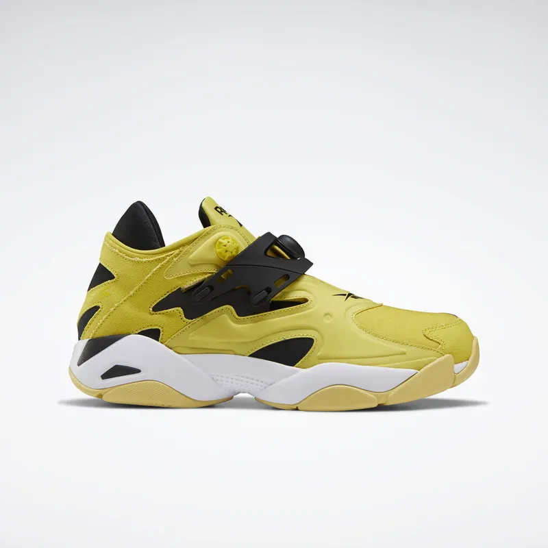 Reebok Pump Court Schoenen Utility Yellow / Black / White