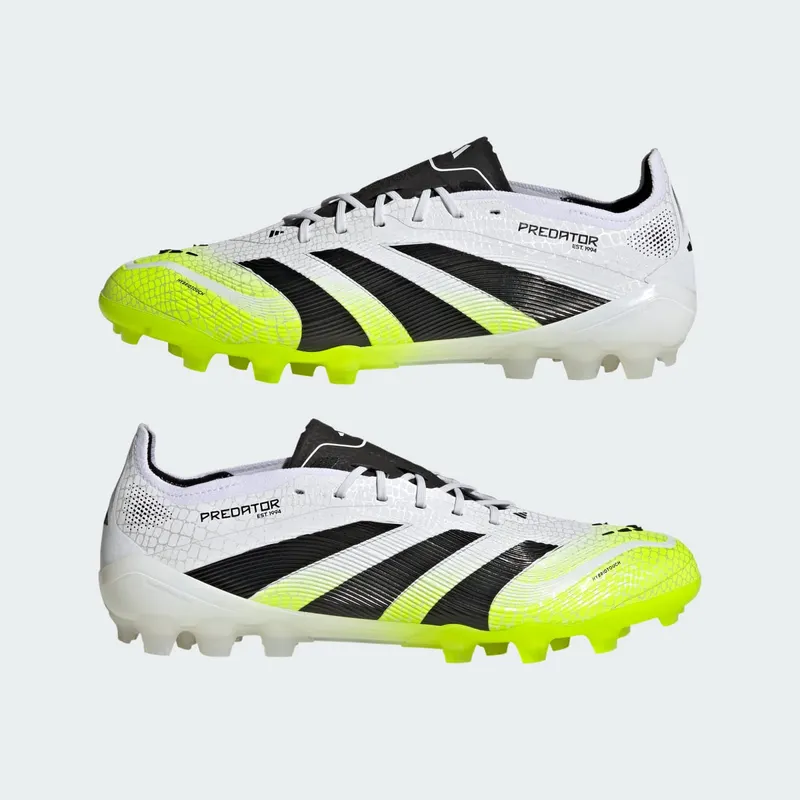 adidas Predator Elite 2G/3G AG Cloud White Core Black Lucid Lemon (JH8879)