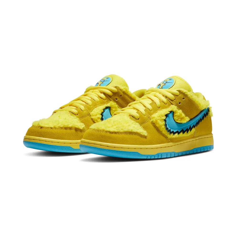 Nike SB Dunk Low Grateful Dead Bears Opti Yellow Opti Yellow/Blue Fury (CJ5378-700)