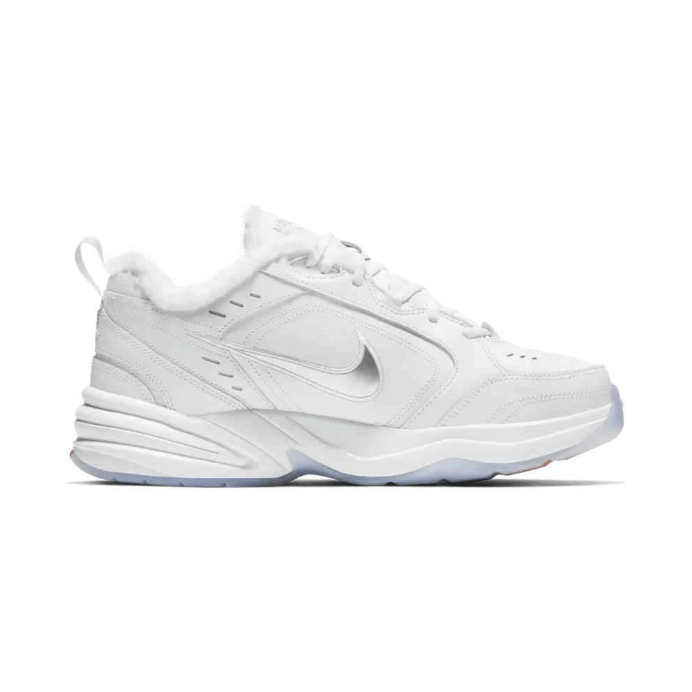 Nike Air Monarch IV Snow Day White/Total Orange-Metallic Silver (AV6676-100)