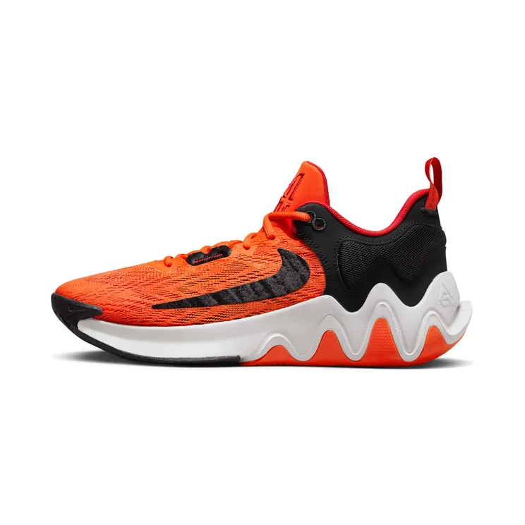 Nike Giannis Immortality 2 “Safety Orange / Grey Fog / University Red / Black” (DM0825-800)