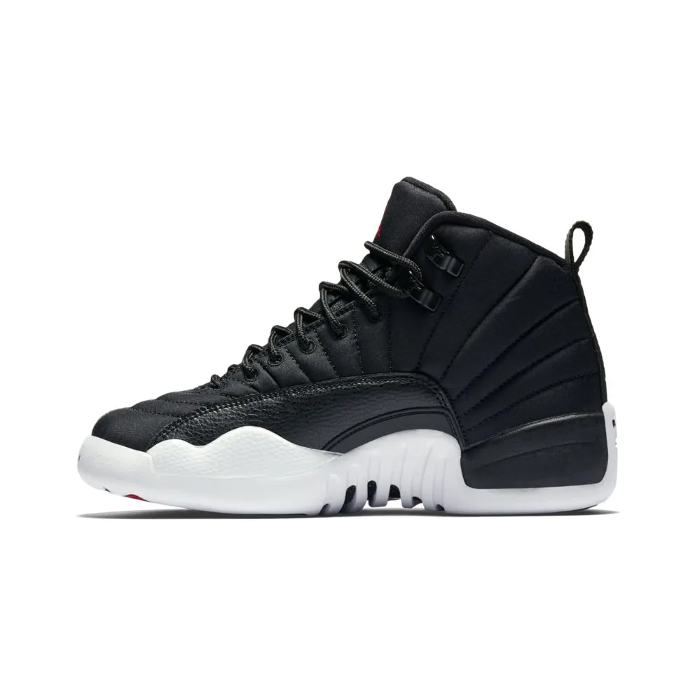 Jordan 12 Retro Nylon (GS) Black/Gym Red-White (153265-004)