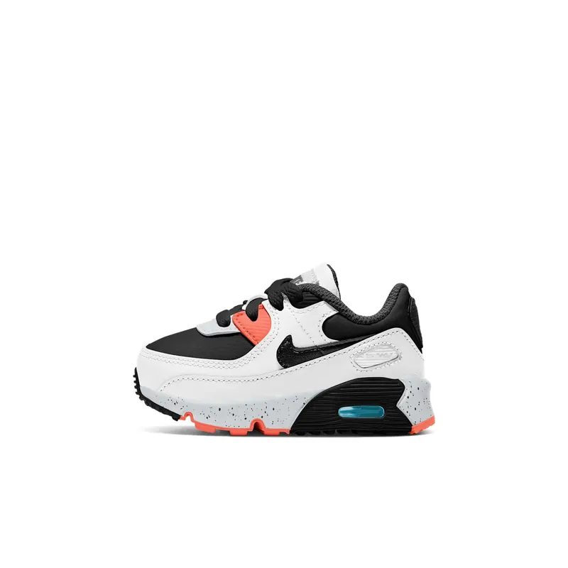 Nike Air Max 90 White Black Orange (TD) (CD6868-110)