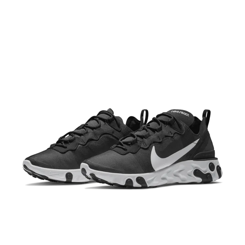Nike React Element 55 Black White (W) Black/White (BQ2728-003)