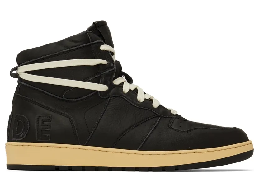 Rhude SSENSE Exclusive Black Rhecess Hi Sneakers (RHSS22FO22178372)