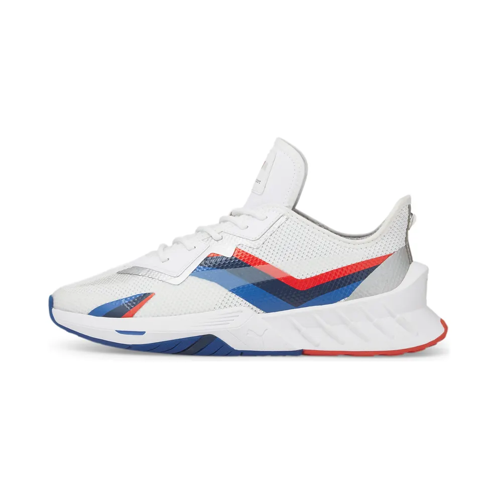 Puma BMW M Motorsport Maco SL Reborn Motorsportschuhe Weiß/Blau/Rot (307146-01)