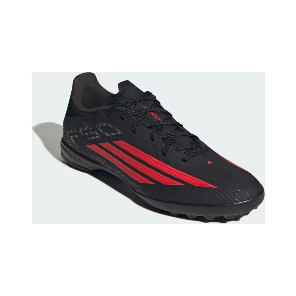 adidas F50 League Turf Football “Core Black / Lucid Red / Core Black” (JR8977)