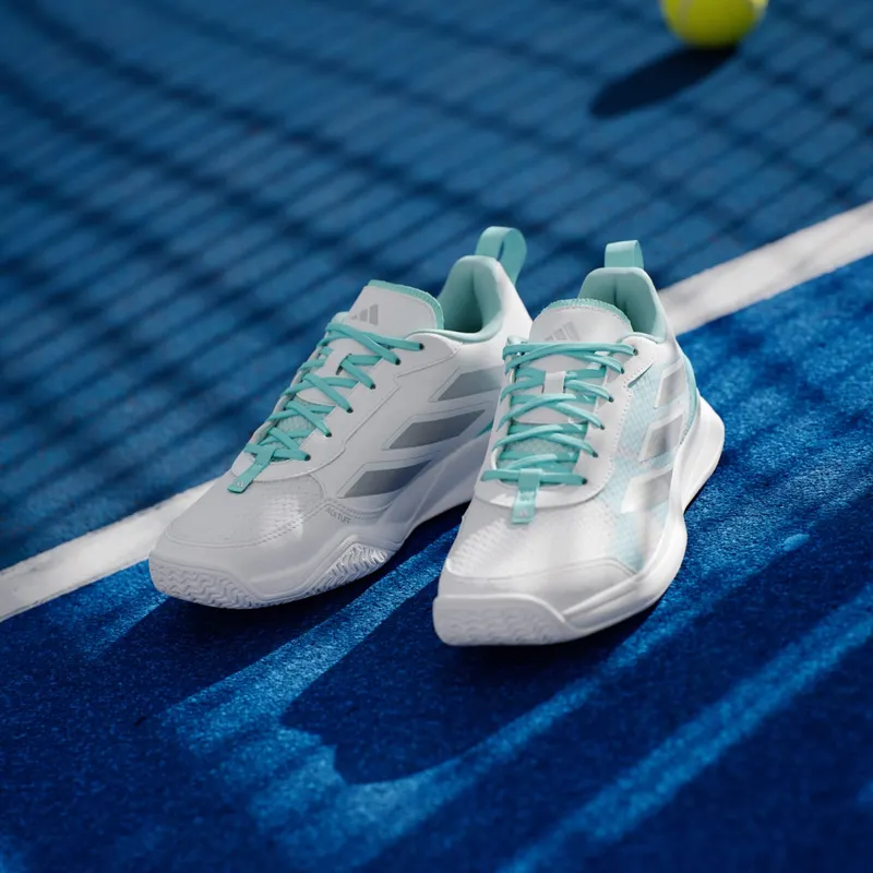Adidas Avaflash Low Tennis Cloud White / Silver Metallic / Flash Aqua (JP9742)