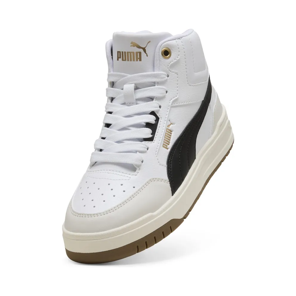 Puma Shuffle Downtown Mid “Puma White / Puma Black / Vapor Gray” (403743_04)