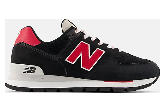 New Balance 574 Rugged Black Red (ML574DSG)
