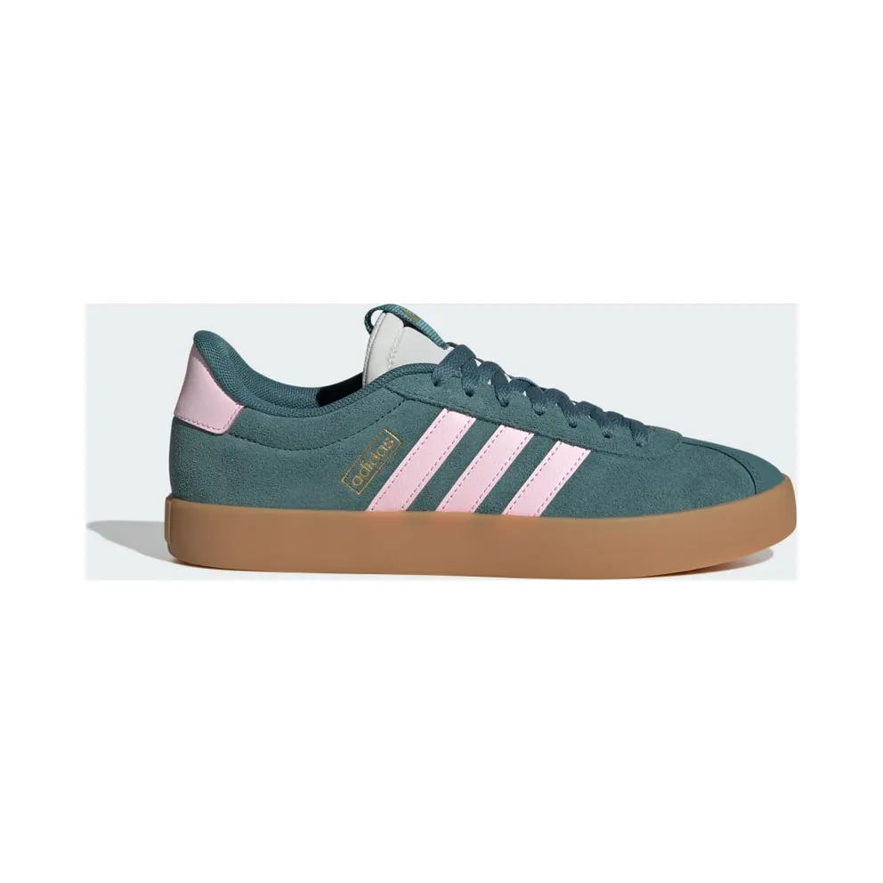 Adidas VL Court 3.0 Preloved Teal / Clear Pink / Gold Metallic (JR0955)