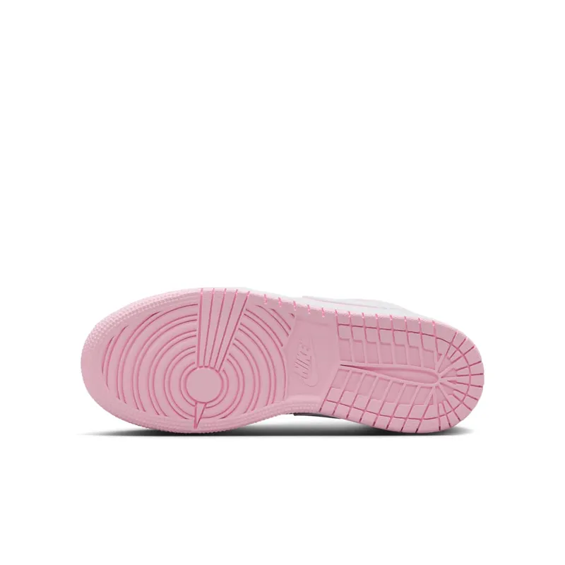 Jordan 1 Low GS “Pink Foam Fire Red White” (553560-608)