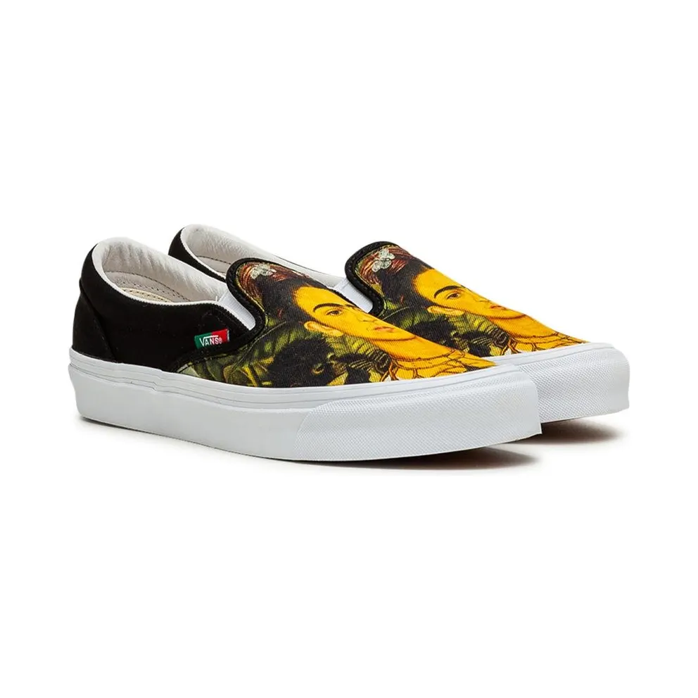 Vans Slip-On Frida Kahlo Self-Portrait/Thorn Necklace (VN0A3AV7TSK1)