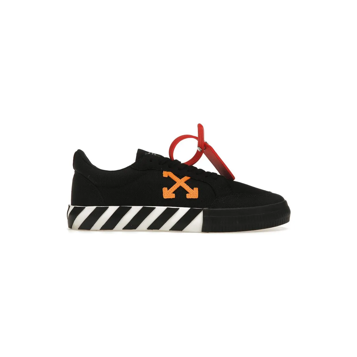 OFF-WHITE Vulcanized Low Black Orange Canvas (OMIA085S23FAB0011020)