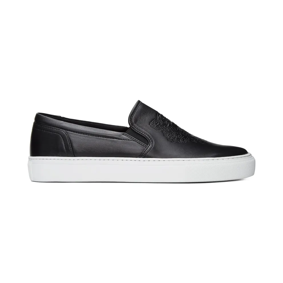 KENZO Baskets sans lacet K-SKATE Tigre en cuir (FB52SN100L73)
