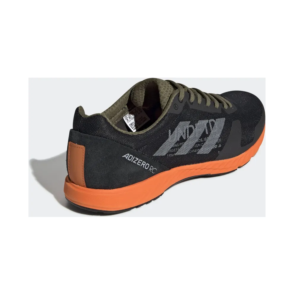 adidas Adizero RC Undefeated Black White/Light Grey Heather/Orange (G26648)