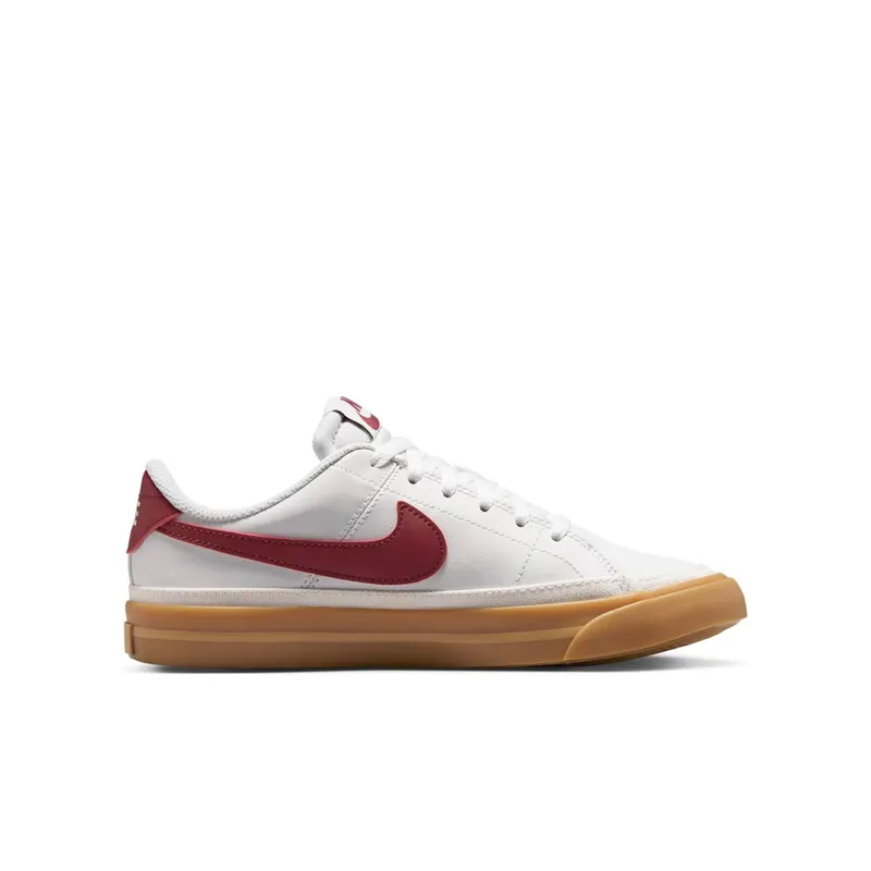Nike Court Legacy White Gum Yellow Team Red (DA5380-132)