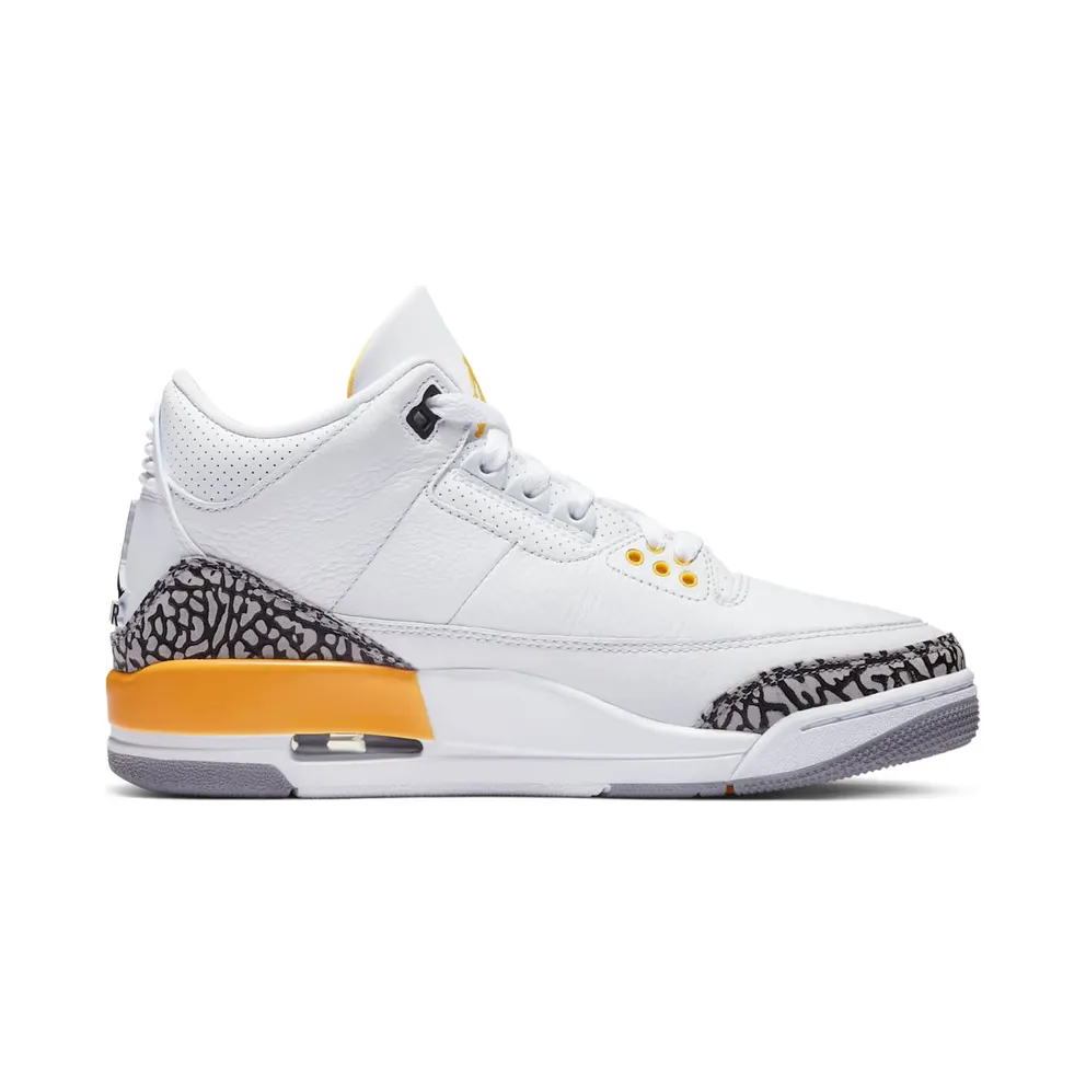 Jordan 3 Retro Laser Orange (W) White/Laser Orange-Cement Grey-Black (CK9246-108)