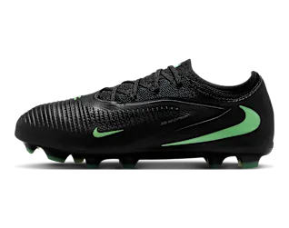Nike Jr. Phantom 6 Low Pro ‘ Multi-Ground “Black/Black/Illusion Green” (HM9204-001)