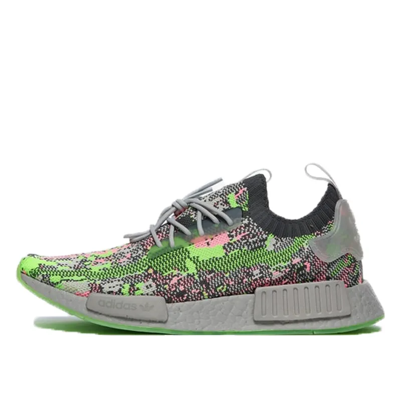 Adidas NMD_R1 Primeknit ‘Hyper Pop’ Grey Two/Grey Two/Hyper Pop (G57939)