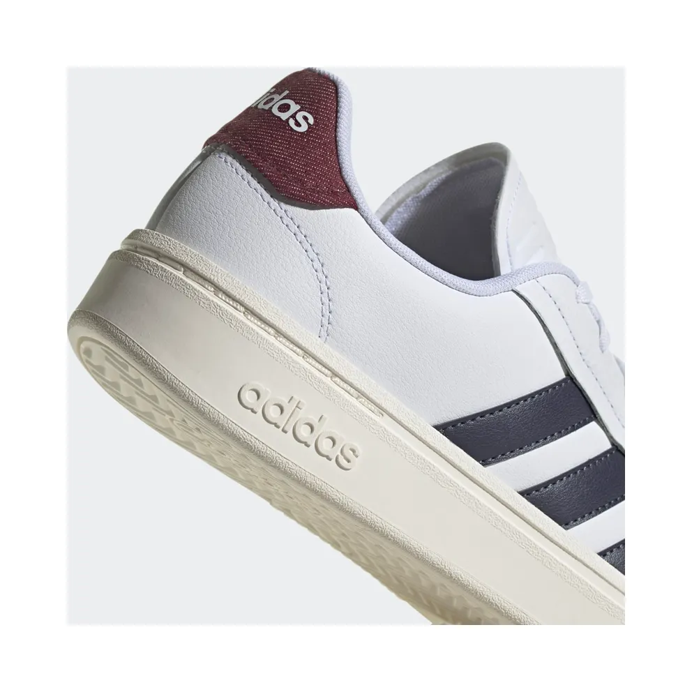 adidas Grand Court Alpha Cloud White / Shadow Navy / Burgundy (GY7983)