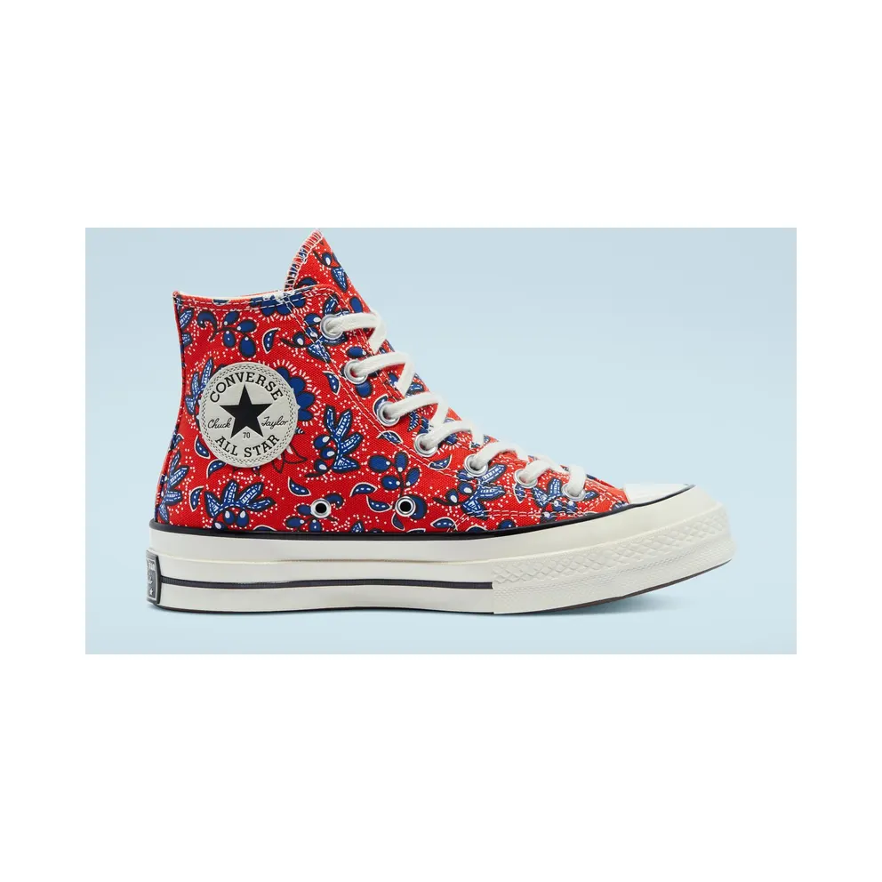 Converse Culture Prints Chuck 70 High Top Habanero Red/egret/rush Blue (171072C)