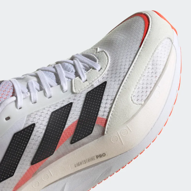 adidas Adizero Boston 10 Cloud White / Core Black / Solar Red (FY4079)