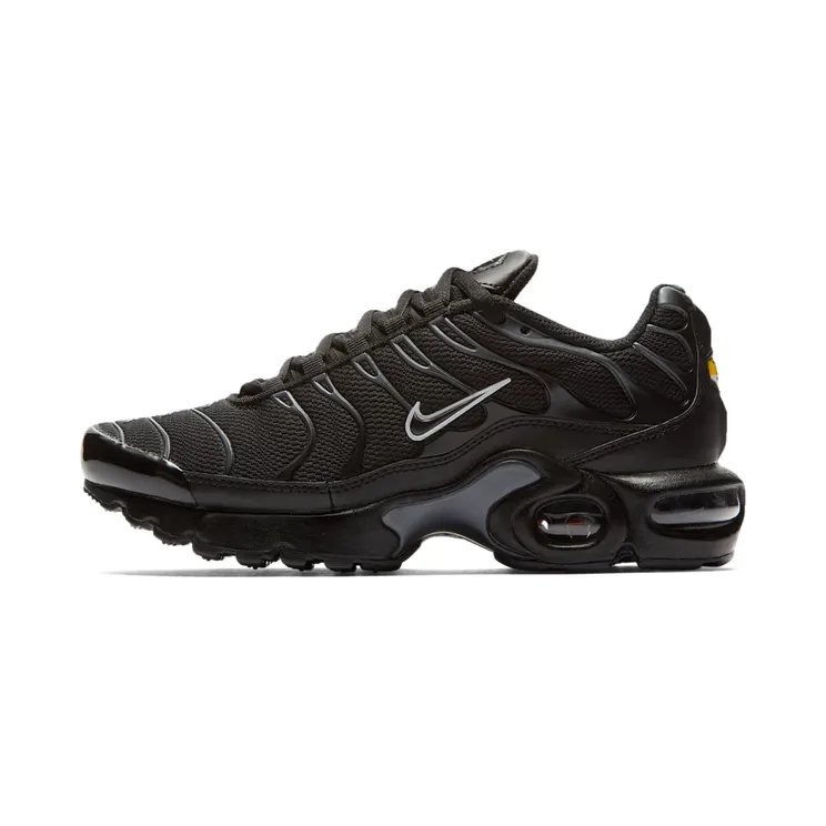 Nike Air Max Plus Black Pure Platinum (GS) “Black / Pure Platinum / Dark Grey” (655020-053)