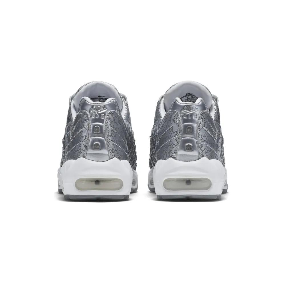 Nike Air Max 95 20th Anniversary Pure Platinum Pure Platinum/Metallic Silver-White (818721-001)