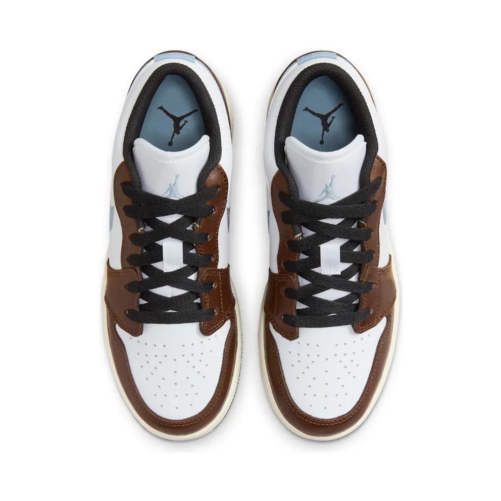 Air Jordan 1 Low GS “Brown White Blue” (FQ8156-142)