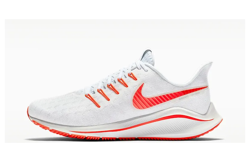 Nike Air Zoom Vomero 14 “White / Track Red / Platinum Tint / Laser Crimson” (AH7858-101)
