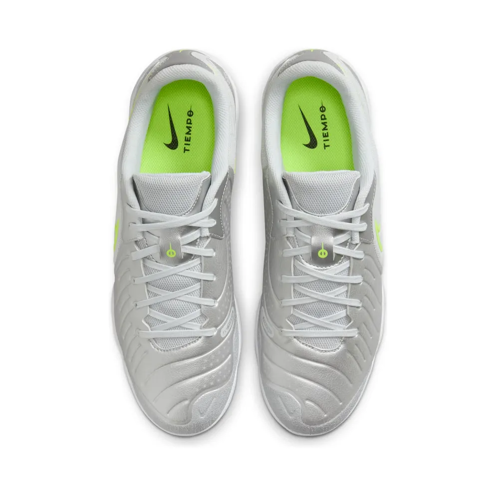 Nike Tiempo Legend 10 Academy IC Metallic Silver Volt White (DV4341-001)