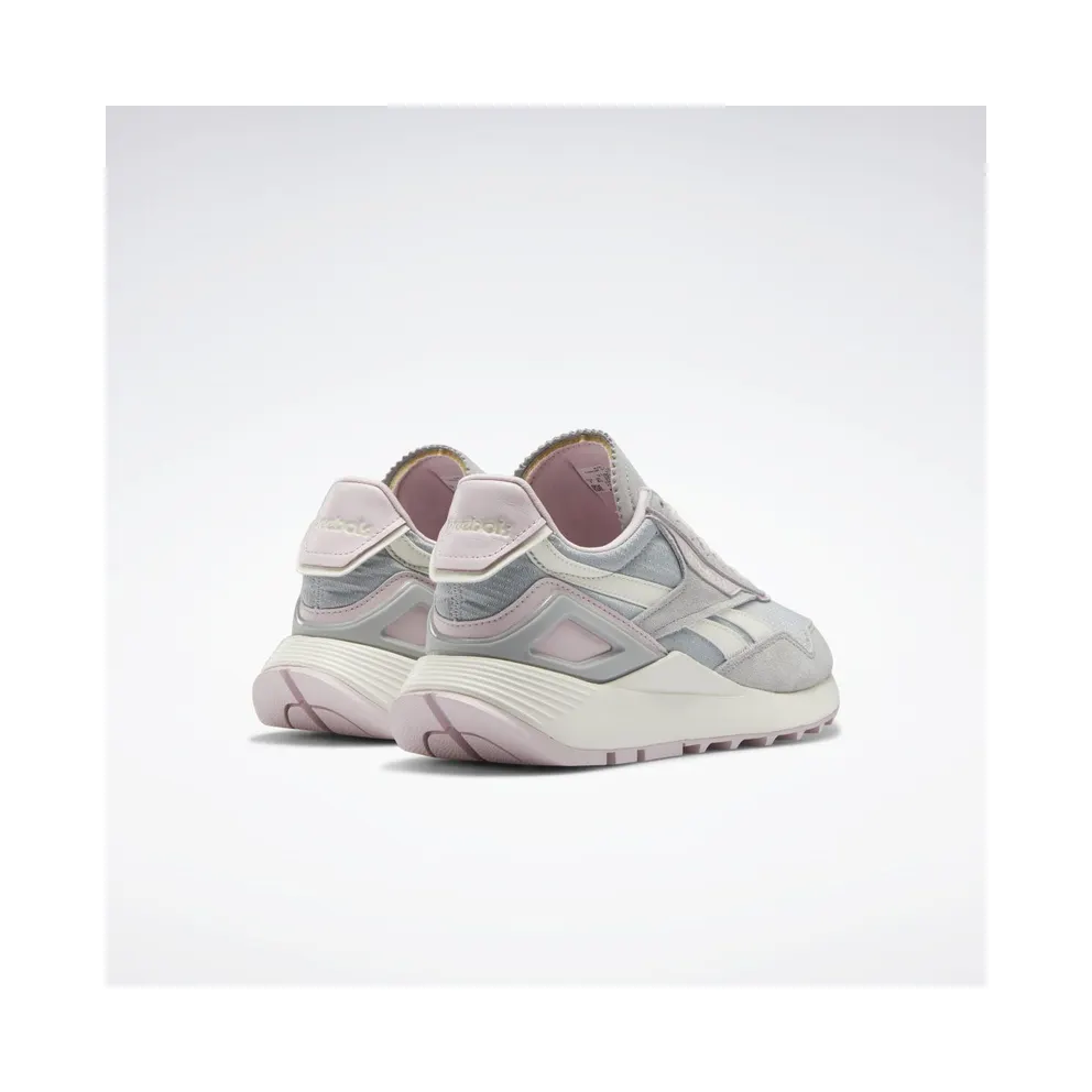 Reebok Classic Leather Legacy AZ Shoes Pure Grey 3 / Chalk / Frost Berry