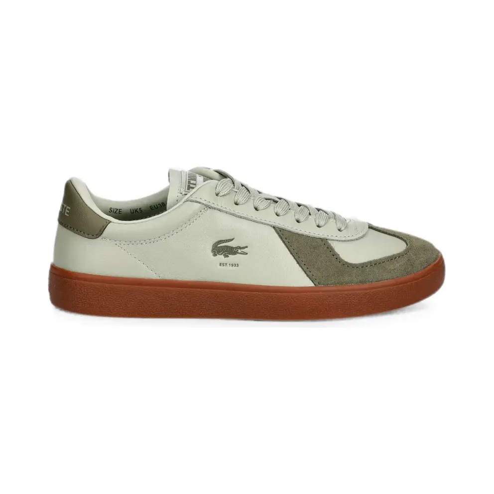 Lacoste Baseshot Pro with suède vlakken and logoprint – Green (50SFA0033)