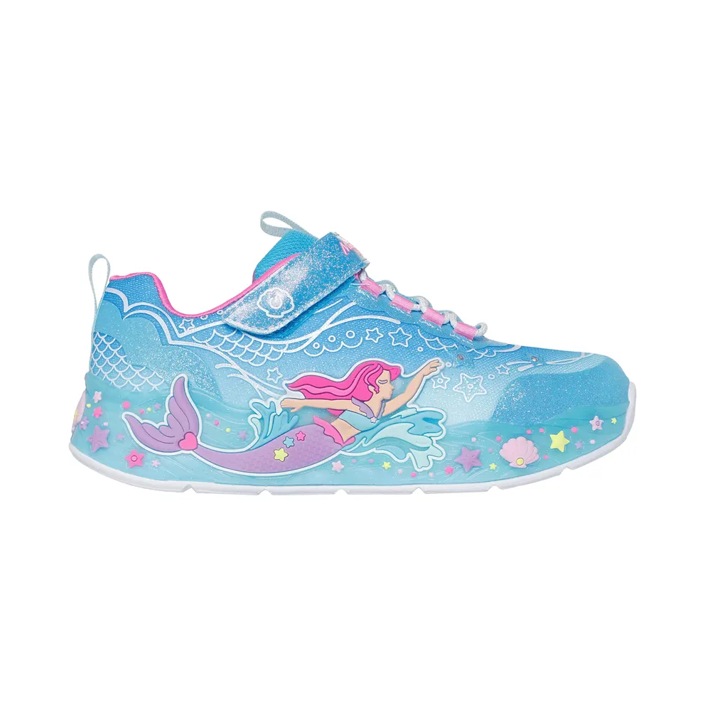 Skechers S-Lights: Mermaid Dreams Sneaker Blau