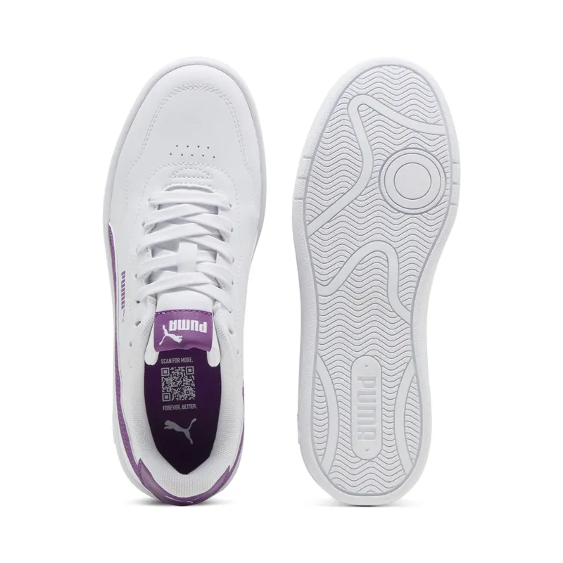 Puma Court Lally “Puma White / Plum Wine” (400367_14)