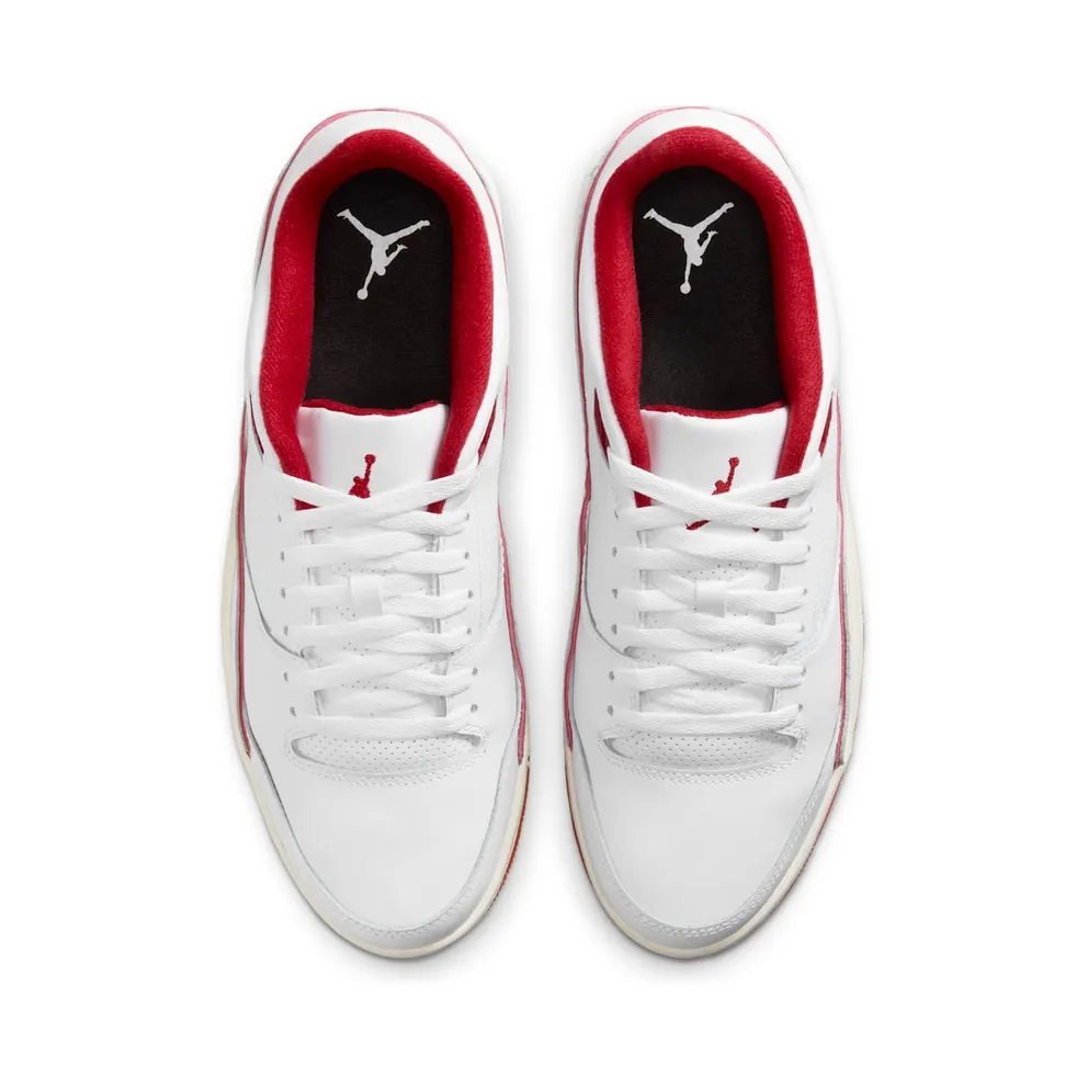 Jordan Flight Court White Sail Black Varsity Red (HF3255-106)