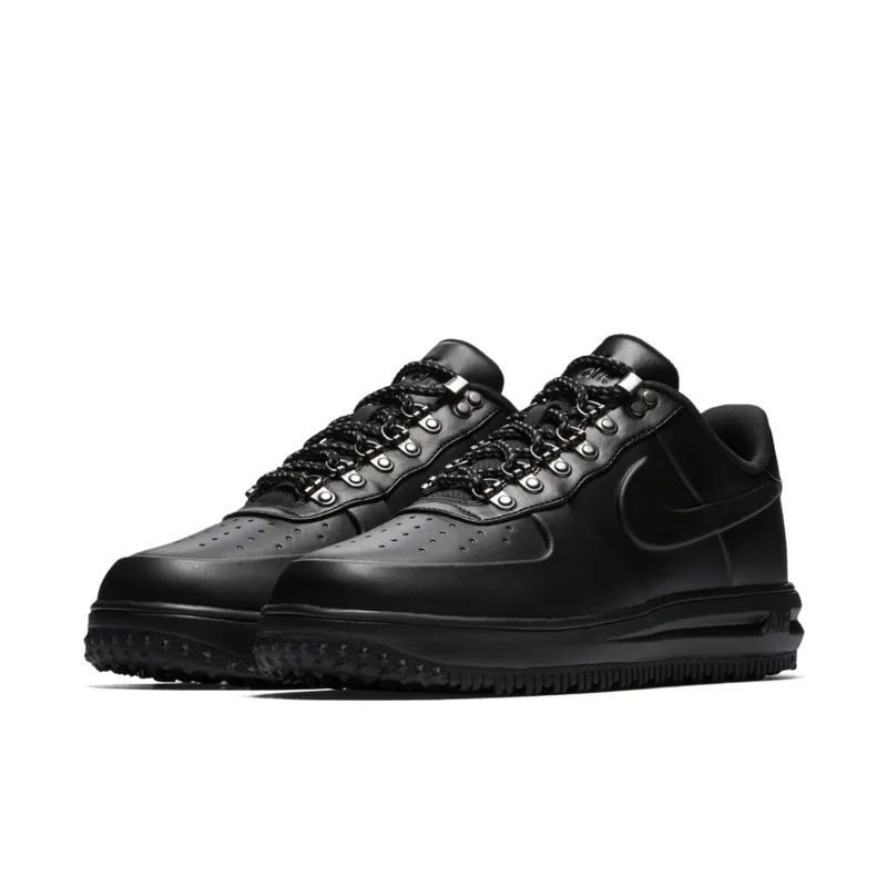 Nike Lunar Force 1 Duckboot Low Black Black/Black-Black (AA1125-001)