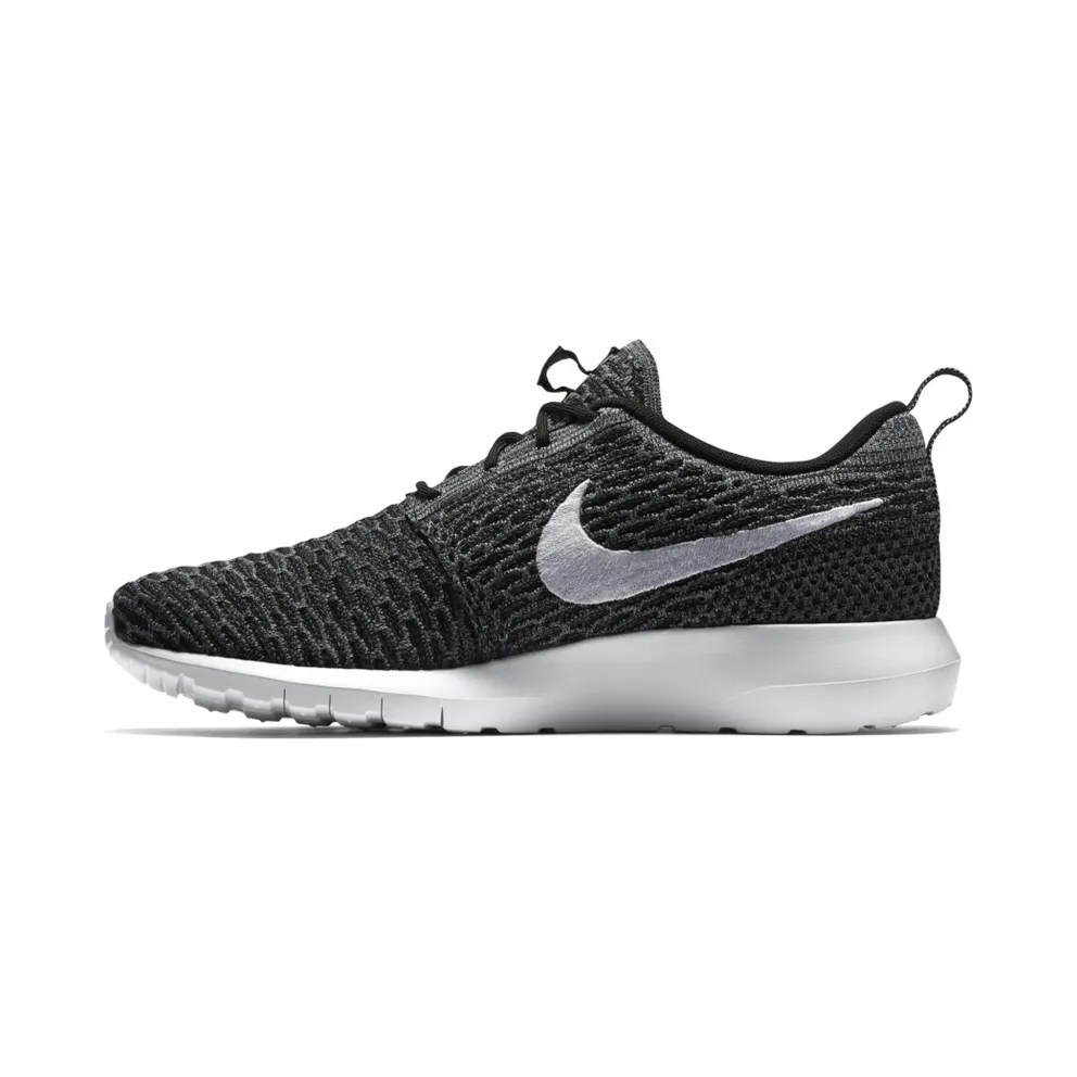 Nike Roshe Run Flyknit Dark Grey Black/White-Dark Grey-Cool Grey (677243-010)