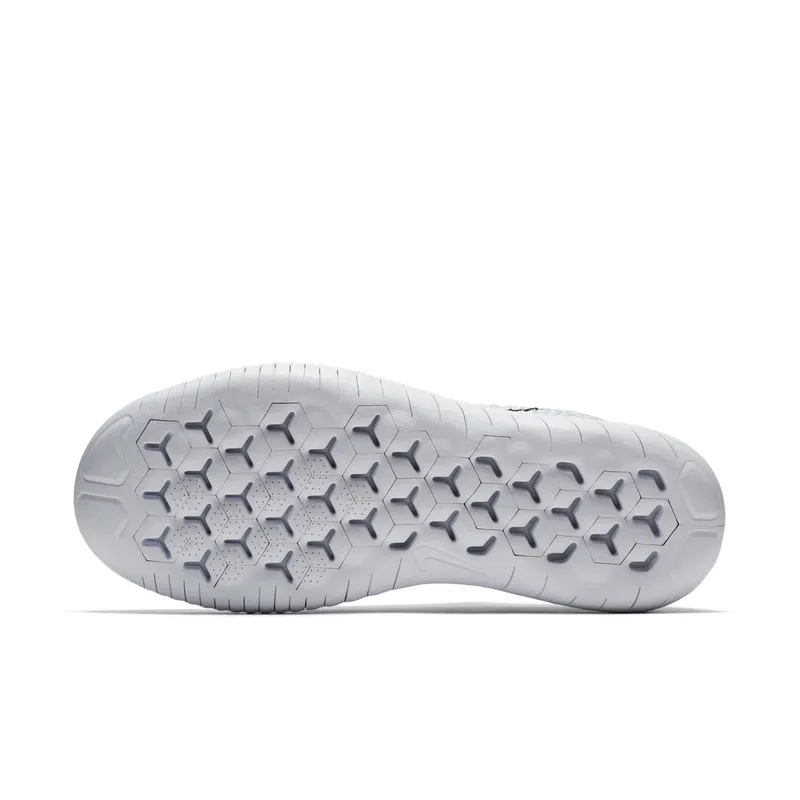 Nike Free RN Flyknit 2018 White Pure Platinum (W) White/Black-Pure Platinum (942839-100)