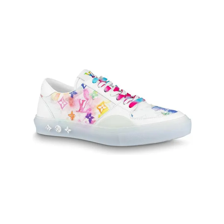 Louis Vuitton Ollie White Rainbow Monogram (1A8SGR)